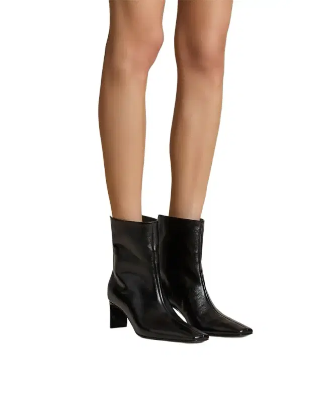 Ona Leather Stiletto Ankle Boots