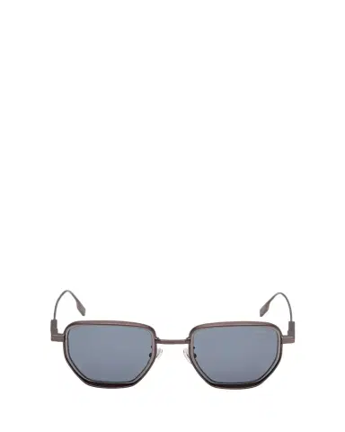 Zegna Men's Round Metal and Acetate Sunglasses | Thumbnail 1