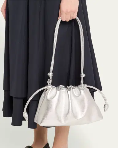 Loewe Flamenco Metallic Leather Shoulder Bag | Thumbnail 2 Loewe Flamenco Metallic Leather Shoulder Bag | Thumbnail 2