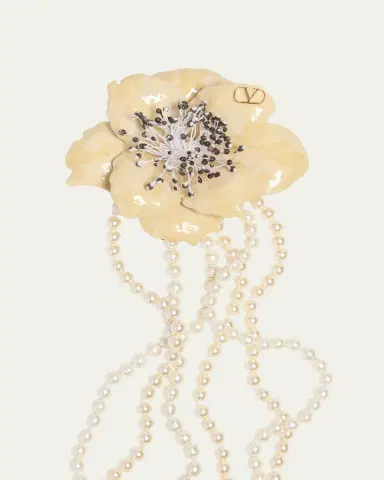 Valentino Garavani Fleur Lumineuse Necklace | Thumbnail 3 Valentino Garavani Fleur Lumineuse Necklace | Thumbnail 3