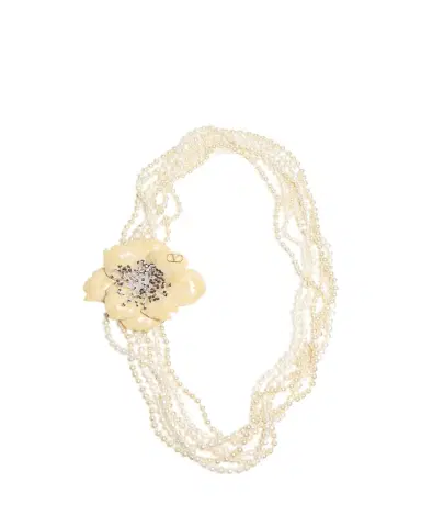 Valentino Garavani Fleur Lumineuse Necklace | Thumbnail 1 Valentino Garavani Fleur Lumineuse Necklace | Thumbnail 1