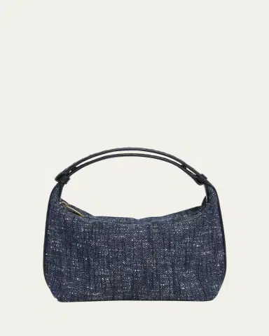 Bottega Veneta Mini Wallace Denim Boucle Shoulder Bag | Thumbnail 6 Bottega Veneta Mini Wallace Denim Boucle Shoulder Bag | Thumbnail 6