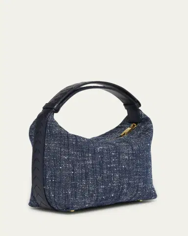 Bottega Veneta Mini Wallace Denim Boucle Shoulder Bag | Thumbnail 8 Bottega Veneta Mini Wallace Denim Boucle Shoulder Bag | Thumbnail 8