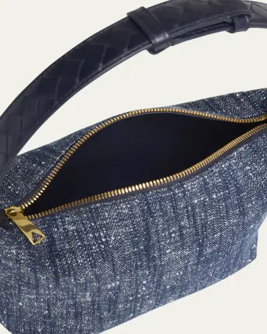 Bottega Veneta Mini Wallace Denim Boucle Shoulder Bag | Thumbnail 9 Bottega Veneta Mini Wallace Denim Boucle Shoulder Bag | Thumbnail 9