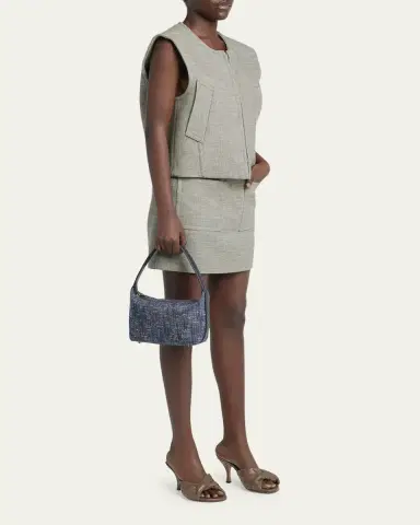 Bottega Veneta Mini Wallace Denim Boucle Shoulder Bag | Thumbnail 10 Bottega Veneta Mini Wallace Denim Boucle Shoulder Bag | Thumbnail 10