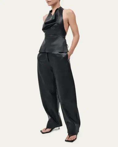 St. Agni Leather Balloon Pants | Thumbnail 4 St. Agni Leather Balloon Pants | Thumbnail 4