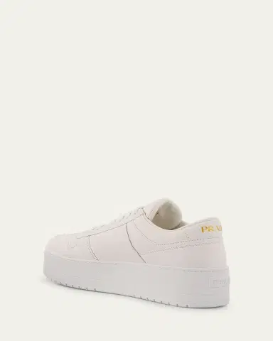 Prada Downtown Leather Low-Top Platform Sneakers | Thumbnail 6 Prada Downtown Leather Low-Top Platform Sneakers | Thumbnail 6