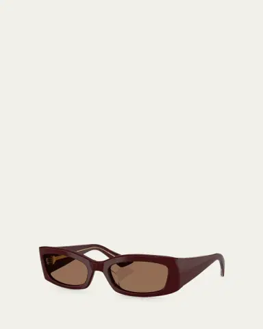 Khaite x Oliver Peoples Ov5575su Rectangle Acetate Sunglasses | Thumbnail 2 Khaite x Oliver Peoples Ov5575su Rectangle Acetate Sunglasses | Thumbnail 2