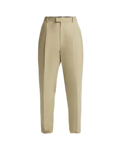 Bottega Veneta Men's Light Cotton Pleated Trousers | Thumbnail 1 Bottega Veneta Men's Light Cotton Pleated Trousers | Thumbnail 1