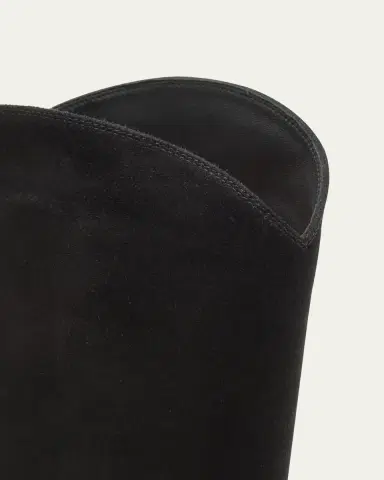 Gianvito Rossi Suede Tall Western Boots | Thumbnail 8