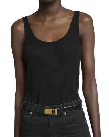 Saint Laurent YSL Skinny Leather Belt | Thumbnail 1 Saint Laurent YSL Skinny Leather Belt | Thumbnail 1