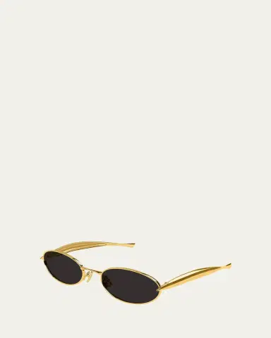 Bottega Veneta Sardine Logo Engraved Metal Sunglasses | Thumbnail 2 Bottega Veneta Sardine Logo Engraved Metal Sunglasses | Thumbnail 2