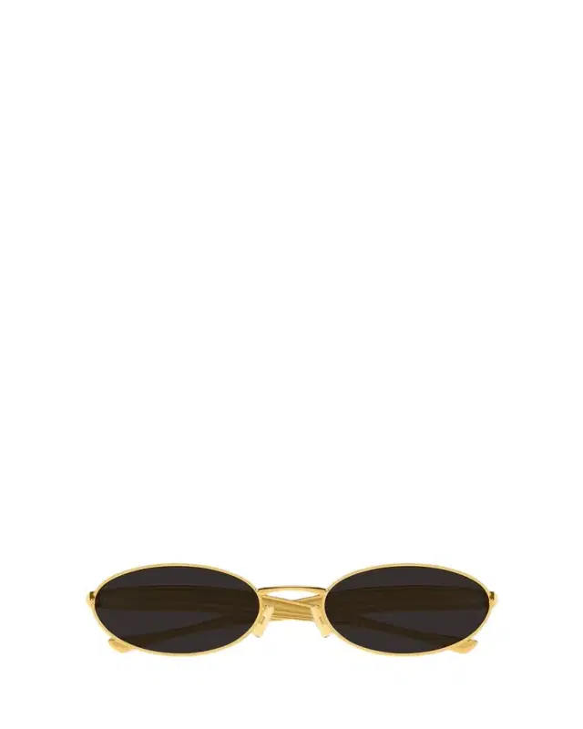 Bottega Veneta Sardine Logo Engraved Metal Sunglasses