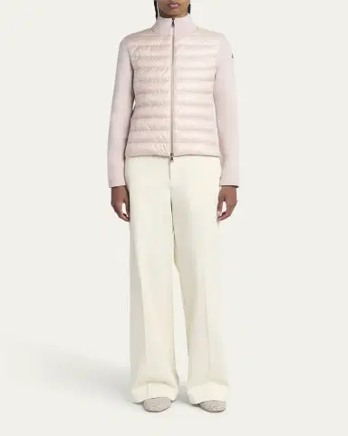 Moncler Padded Wool Cardigan | Thumbnail 2