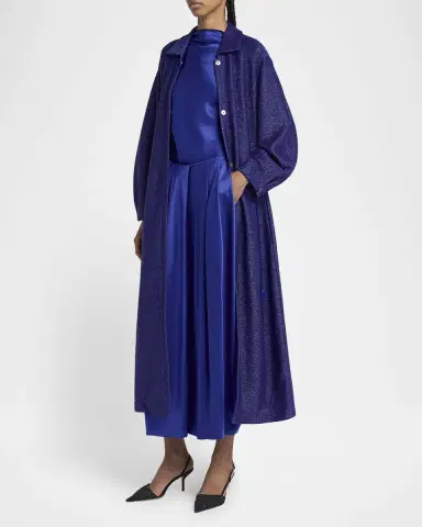 Giorgio Armani Drawstring Maxi Coat | Thumbnail 3 Giorgio Armani Drawstring Maxi Coat | Thumbnail 3