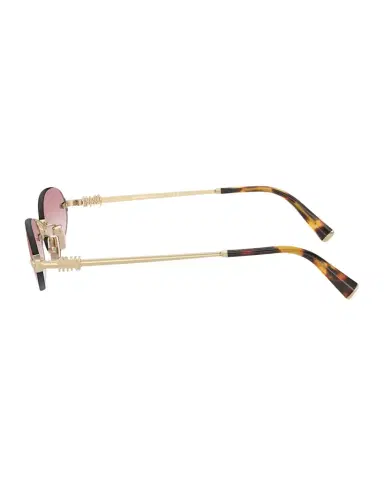 Miu Miu Logo Metal Oval Sunglasses | Thumbnail 1
