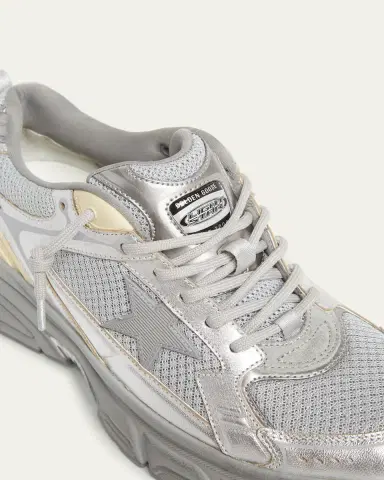 Golden Goose Men's Lightstar Mesh and Leather Runner Sneakers | Thumbnail 5