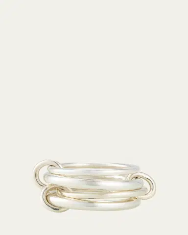 Spinelli Kilcollin Cici Silver Petite Four Link Ring | Thumbnail 5