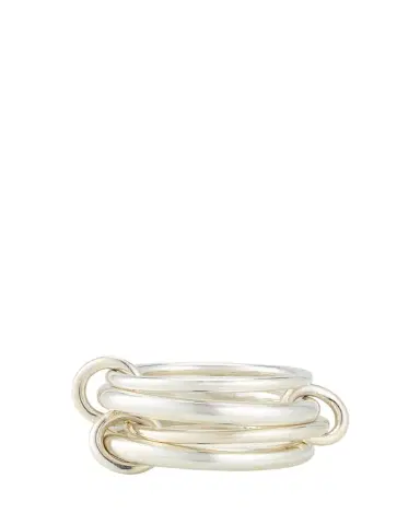 Spinelli Kilcollin Cici Silver Petite Four Link Ring | Thumbnail 1