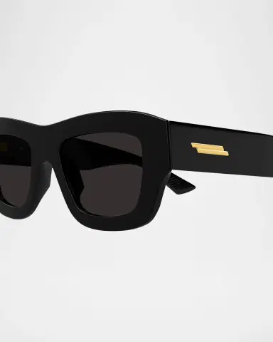 Bottega Veneta Recycled Acetate Rectangle Sunglasses | Thumbnail 3 Bottega Veneta Recycled Acetate Rectangle Sunglasses | Thumbnail 3