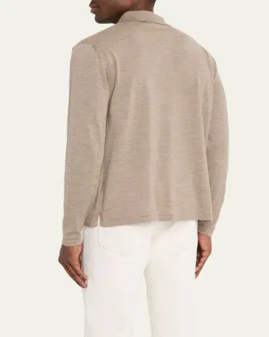 Bergdorf Goodman Men's Wool Overshirt Cardigan | Thumbnail 2 Bergdorf Goodman Men's Wool Overshirt Cardigan | Thumbnail 2