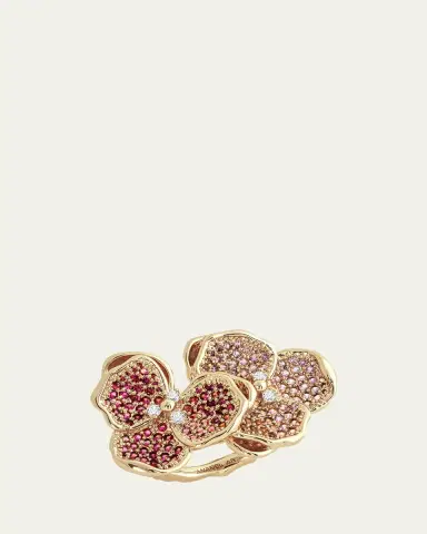Anabel Aram Jewelry Orchid Double Pave Ring | Thumbnail 3