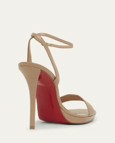 Christian Louboutin 120mm Miss Z Leather Ankle-Strap Sandals | Thumbnail 2