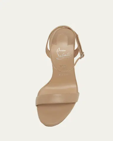 Christian Louboutin 120mm Miss Z Leather Ankle-Strap Sandals | Thumbnail 3