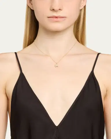Sydney Evan 14K Yellow Gold Lovebirds Charm with Diamonds | Thumbnail 2