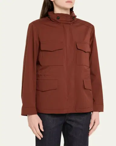 Loro Piana Traveller Mini Field Jacket | Thumbnail 4 Loro Piana Traveller Mini Field Jacket | Thumbnail 4
