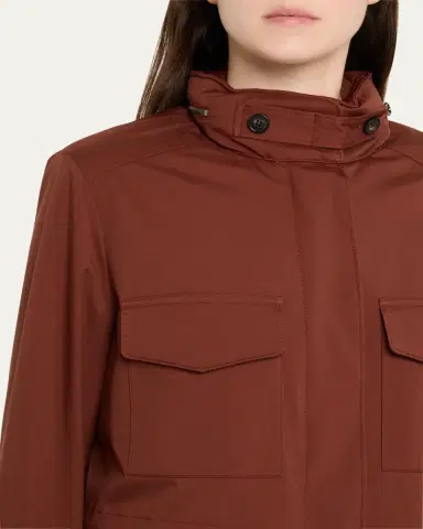 Loro Piana Traveller Mini Field Jacket | Thumbnail 5 Loro Piana Traveller Mini Field Jacket | Thumbnail 5