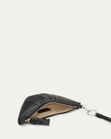 Lemaire Men's Leather Croissant Crossbody Coin Purse | Thumbnail 2 Lemaire Men's Leather Croissant Crossbody Coin Purse | Thumbnail 2