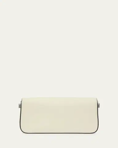Valextra Iside Flap Leather Shoulder Bag | Thumbnail 2