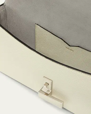 Valextra Iside Flap Leather Shoulder Bag | Thumbnail 3