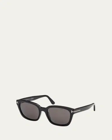 Tom Ford Haylay Acetate Rectangle Sunglasses | Thumbnail 2