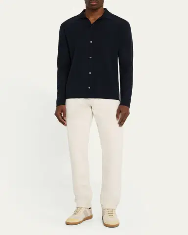 Maurizio Baldassari Men's Wool Knit Overshirt | Thumbnail 2