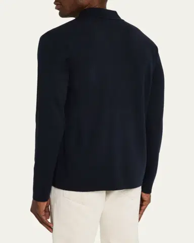 Maurizio Baldassari Men's Wool Knit Overshirt | Thumbnail 3