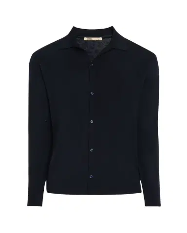 Maurizio Baldassari Men's Wool Knit Overshirt | Thumbnail 1