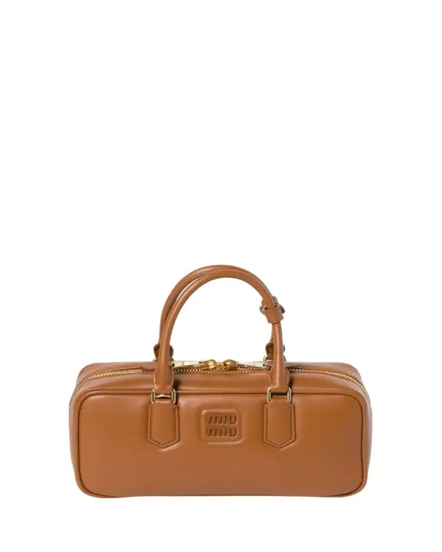 Arcadie Large Leather Top-Handle Bag