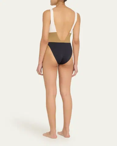 ANEMOS Hume Tricolor One-Piece Swimsuit | Thumbnail 3 ANEMOS Hume Tricolor One-Piece Swimsuit | Thumbnail 3