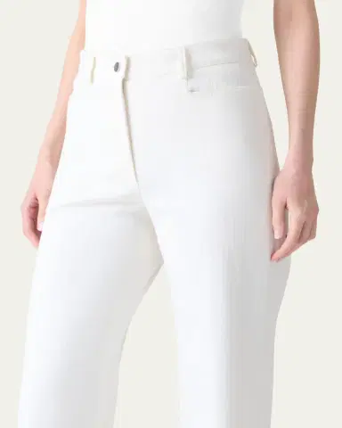 Akris punto Bootcut Cotton Stretch Denim Pants | Thumbnail 5 Akris punto Bootcut Cotton Stretch Denim Pants | Thumbnail 5