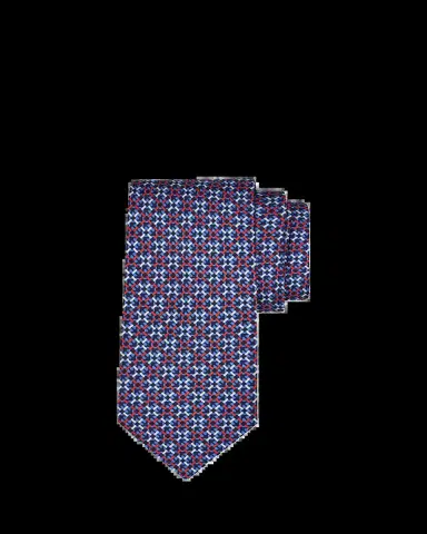 Ferragamo Men's Check Silk and Wool Tie | Thumbnail 2