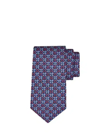 Ferragamo Men's Check Silk and Wool Tie | Thumbnail 1