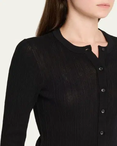 A.L.C. Fisher Ribbed Cardigan | Thumbnail 5 A.L.C. Fisher Ribbed Cardigan | Thumbnail 5