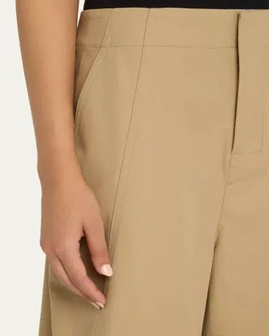 Bottega Veneta Fluid Cotton Twill Wide Leg Trousers | Thumbnail 5