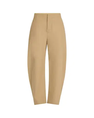 Bottega Veneta Fluid Cotton Twill Wide Leg Trousers | Thumbnail 1