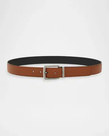 Ferragamo Men's Reversible Leather Belt | Thumbnail 3 Ferragamo Men's Reversible Leather Belt | Thumbnail 3