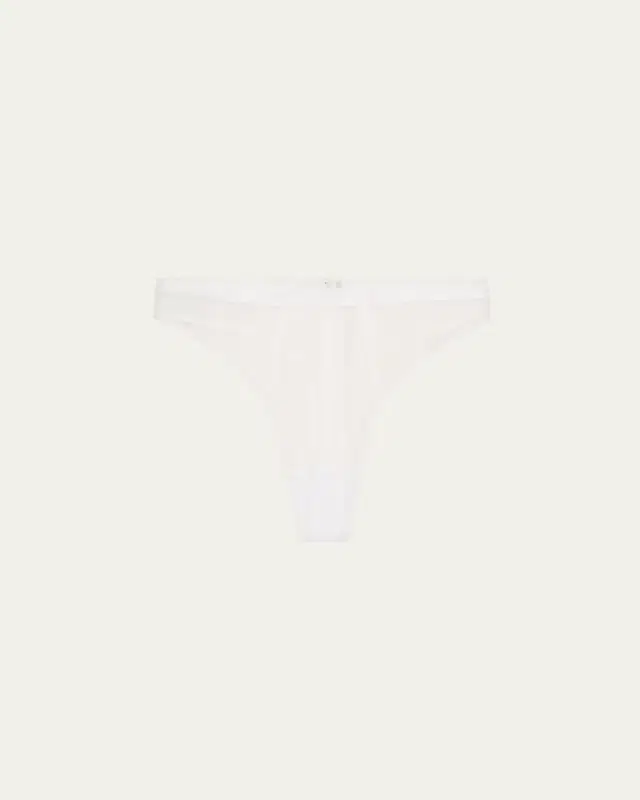 Livy Blue Monday Stretch Tulle Tanga