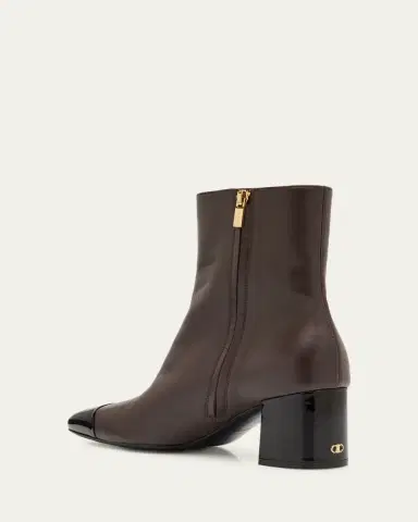 Ferragamo Sambi Cap-Toe Leather Ankle Boots | Thumbnail 9 Ferragamo Sambi Cap-Toe Leather Ankle Boots | Thumbnail 9