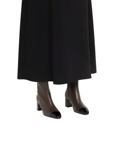 Ferragamo Sambi Cap-Toe Leather Ankle Boots | Thumbnail 1 Ferragamo Sambi Cap-Toe Leather Ankle Boots | Thumbnail 1